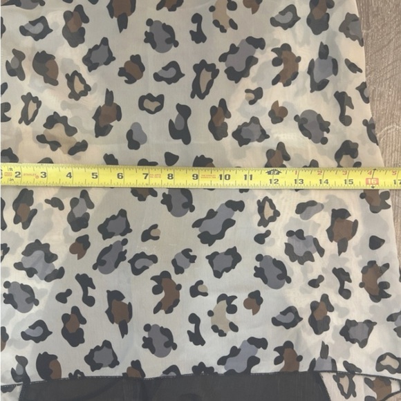 Leopard Print Womens Sheer Tank Top - Picture 7 of 8